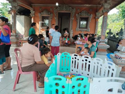 Kegiatan Posyandu Bhakti Kumara Banjar Dinas Pangkungparuk,Desa Pangkungparuk tanggal 14 April 2025